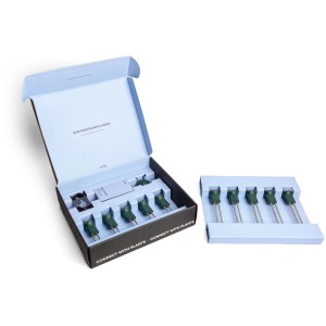 Fyta Beam Pflanzensensor 6 in 1 Set mit Wi-Fi Hub, 10 Stück zur Messung von Bodenwerten.