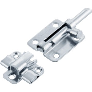 Bolzenriegel AjustLock, blau verzinkt, 70 mm, für Türen und Tore.