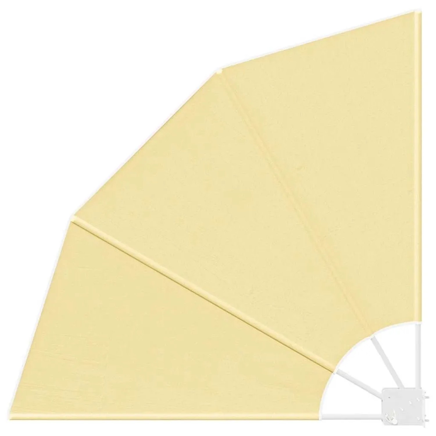 vidaXL Balkon Sichtschutz Sand 115 x 115 cm Polyester 42000911 günstig online kaufen