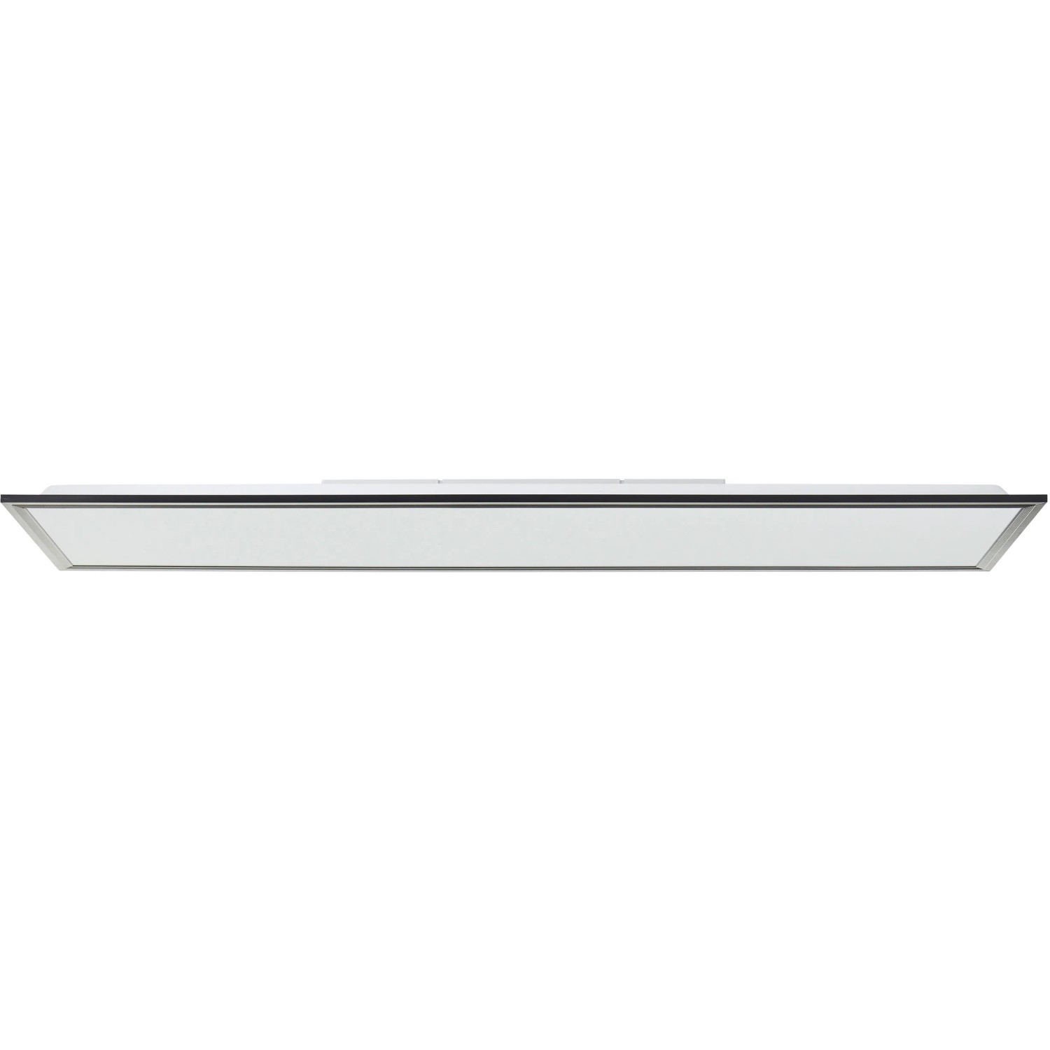 Rechteckige, schwarze LED-Deckenleuchte Briston, 100x25 cm, ideal für Flur und Gang.