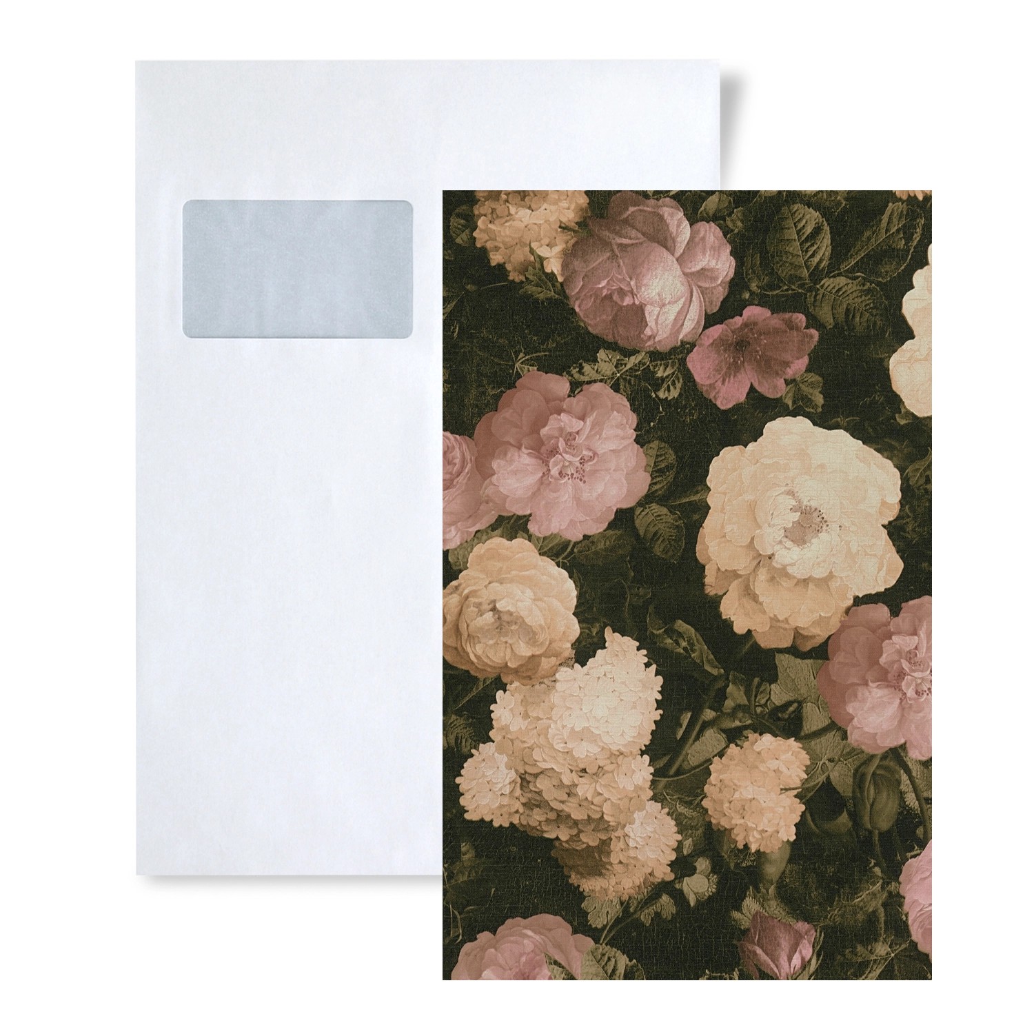 PROFHOME 1 MUSTERSTÜCK S-376501-GU DIN A4 MUSTER der Floral Tapete günstig online kaufen