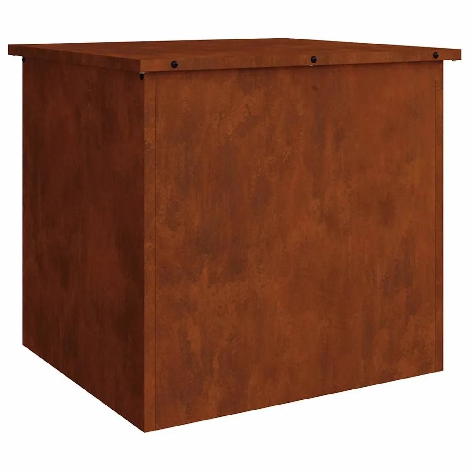 vidaXL Außenlagerbox Rostig 55 x 50,5 x 50 cm Stahl 874580