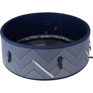 MSpa Frame Naval AirJet Whirlpool mit Hydromassage, blau mit Muster.