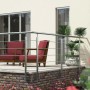 Edelstahl Geländer-Set 150cm von Dolle zur Wandmontage für Treppe oder Balkon.