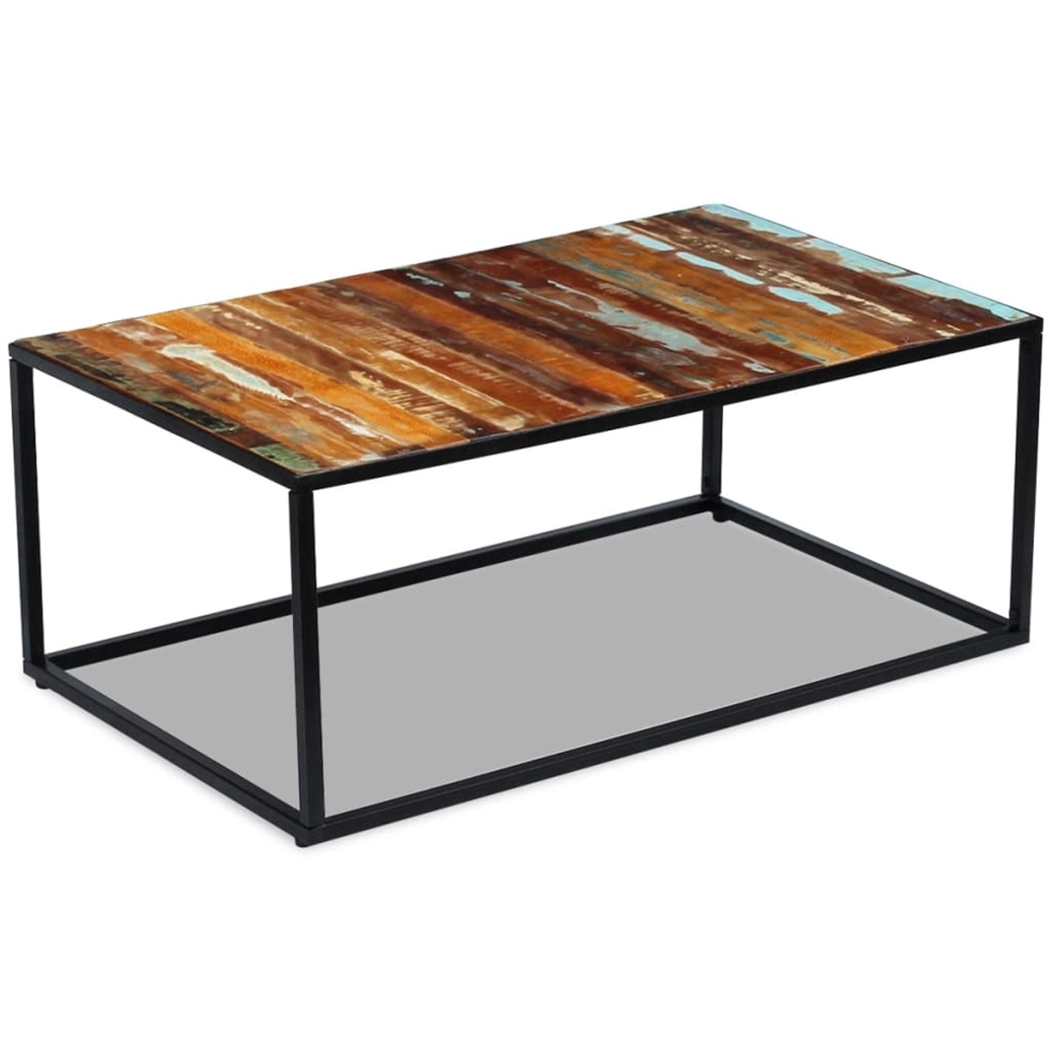 vidaXL Couchtisch Altholz Massiv 100x60x40 cm 243336