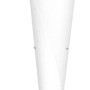 Weiße Näve Stehleuchte Tulip im Design einer Tulpe, Stahlfuß, LED-geeignet, Höhe 162cm.