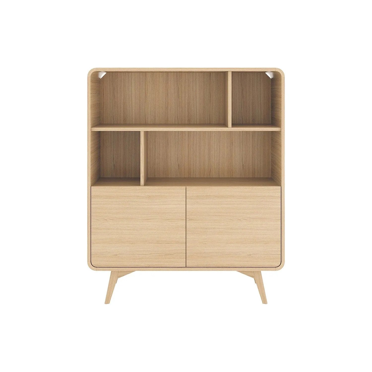 Vente-unique Bücherregal Jalemo Naturfarben Hell 108 cm