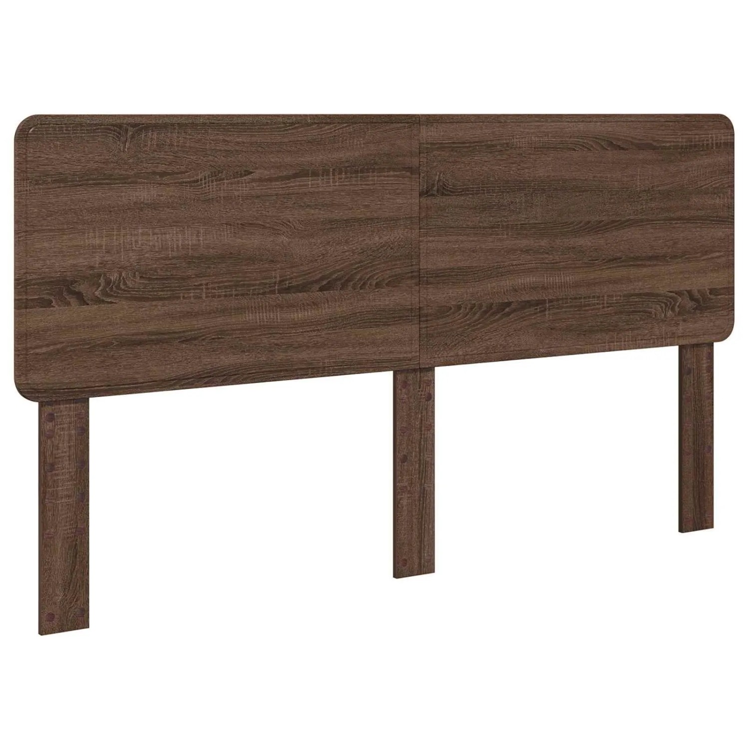 vidaXL Kopfteil mit Kopfteil Braun Eichen-Optik 200 cm Holzwerkstoff 887843