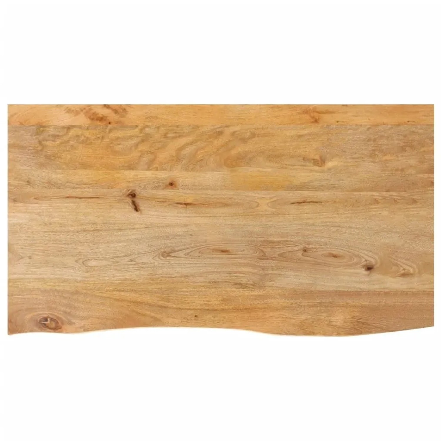 vidaXL Tischplatte mit Baumkante 100x60x2,5 cm Massivholz Mango 370454