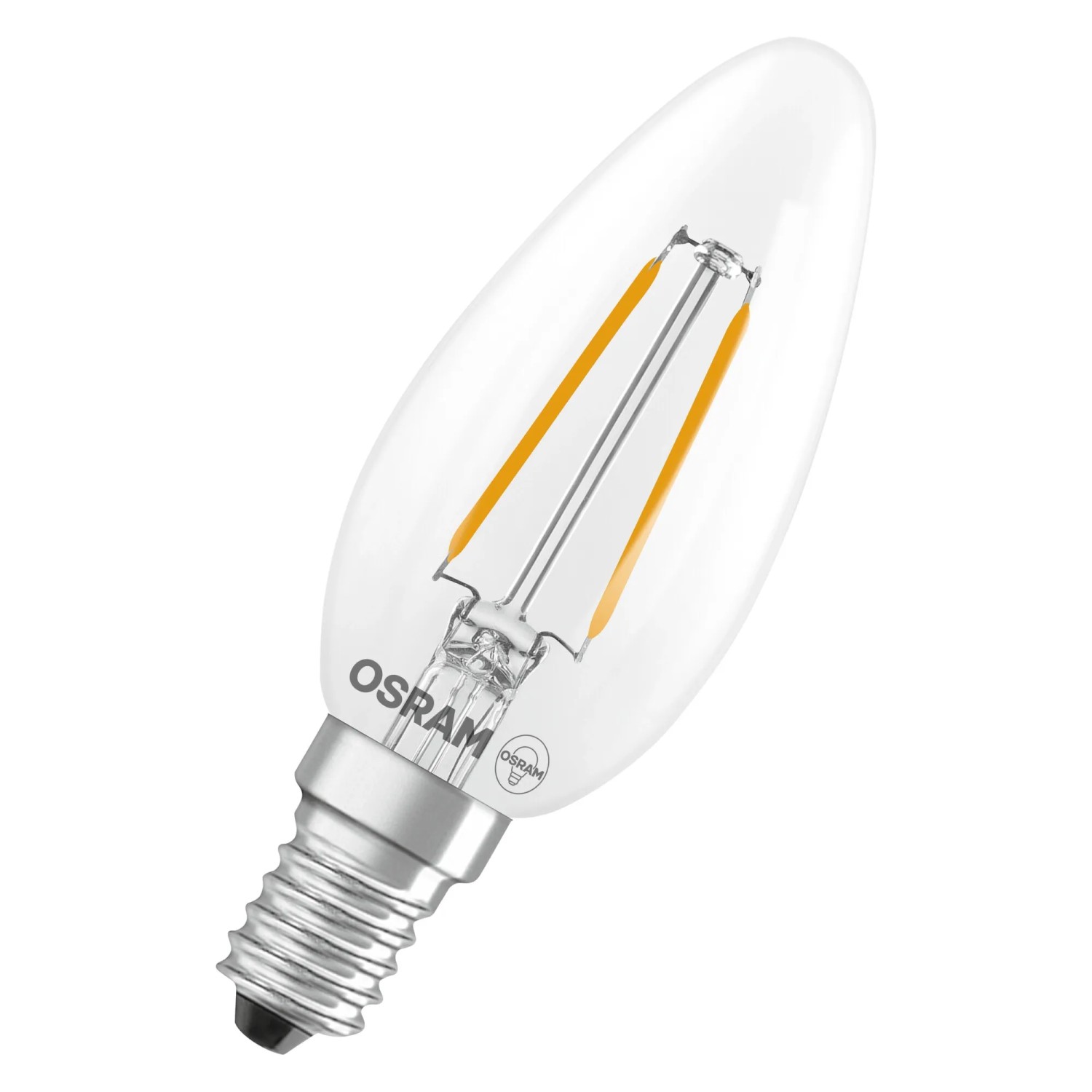 Osram LED-Leuchtmittel E14 Kerzenform 1 W 136,m Klar 10 cm x 3,5 cm