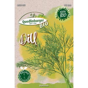 Bio-Dill 'Blattreich' von Quedlinburger: Aromatische Kräutersamen für Beet und Topf.