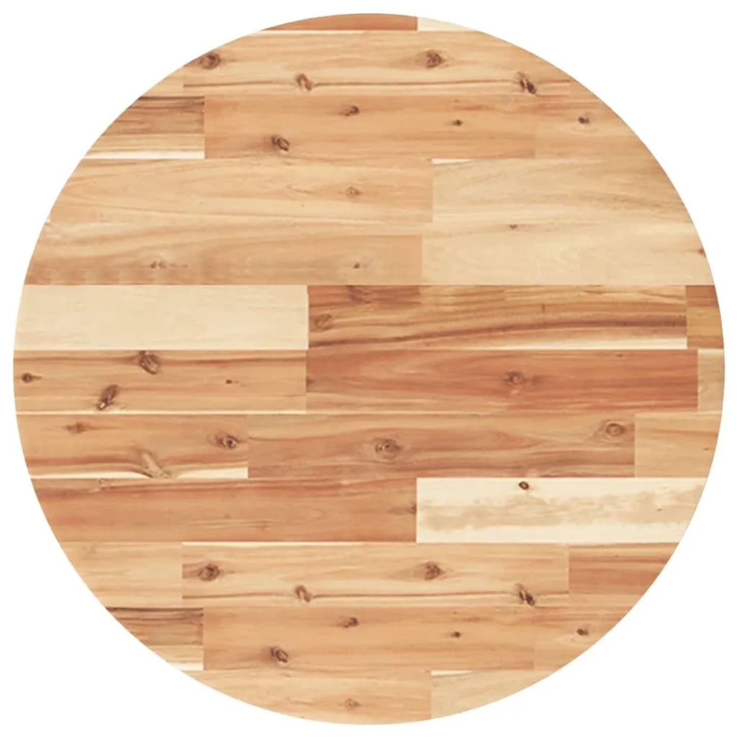 vidaXL Tischplatte Rund Ø60x2 cm Massivholz Akazie 4008696
