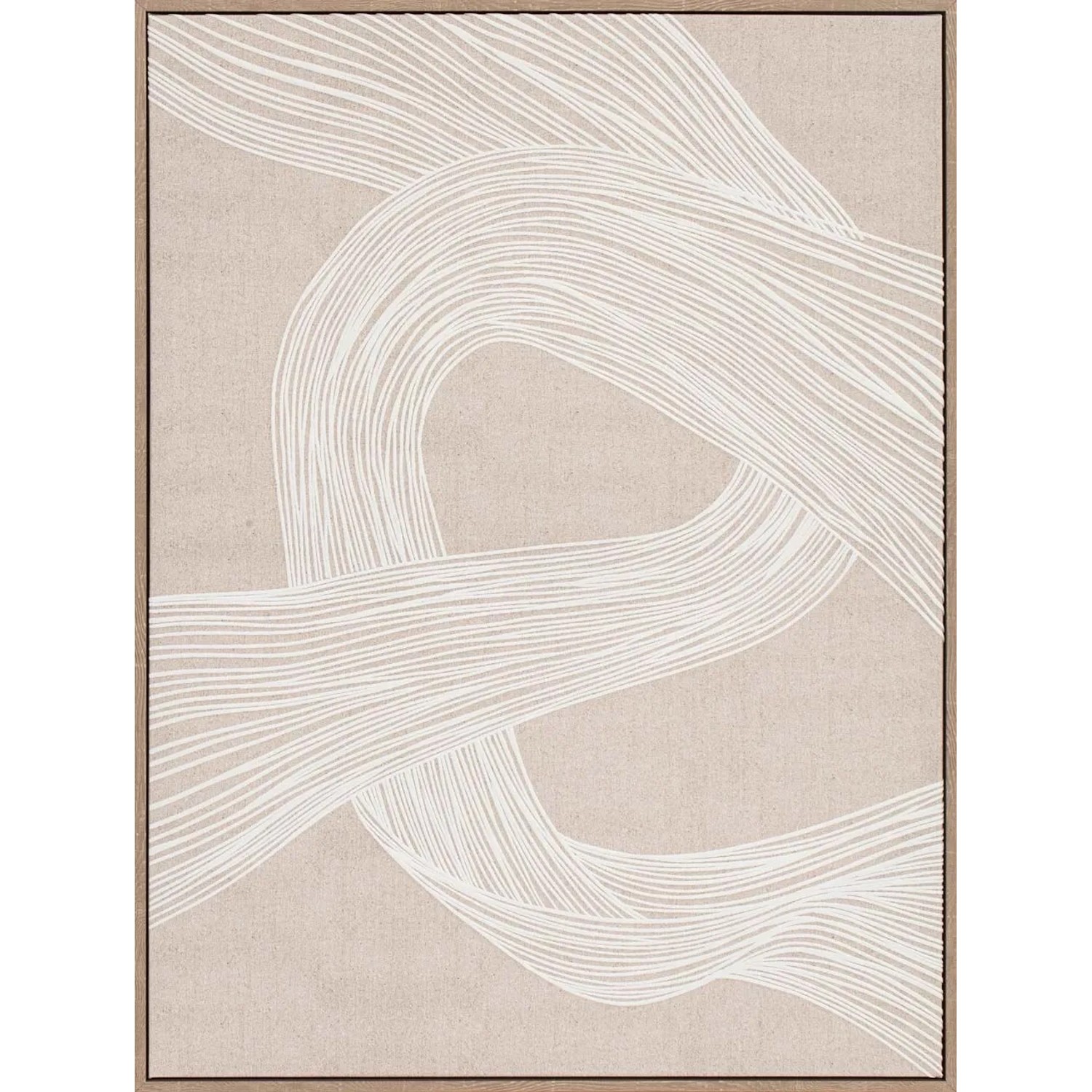 Art Universe Leinwandbild White Flow 62 x 82 cm
