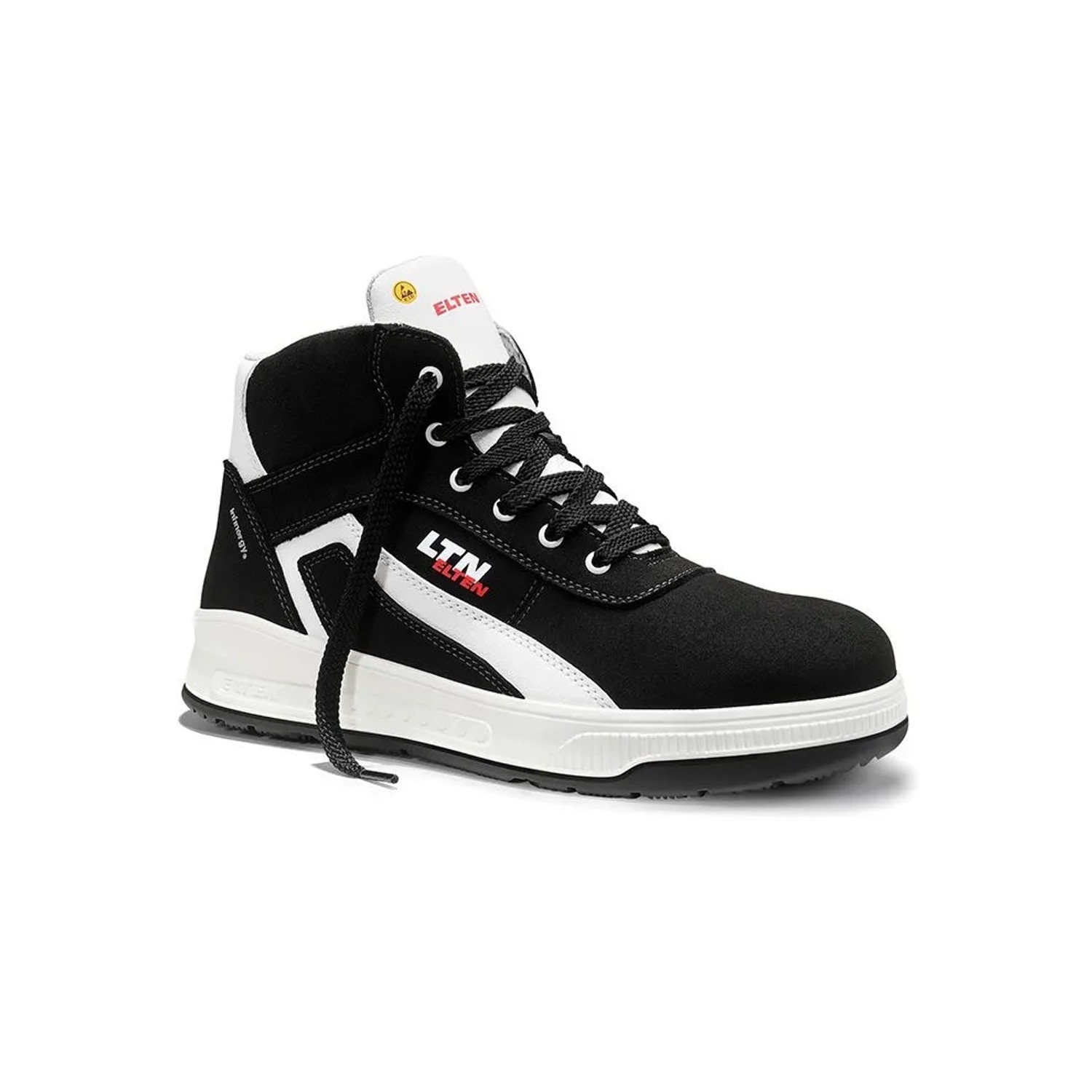 ELTEN Sicherheitsschnürstiefel BATES XXST BLACK Mid ESD S3S Größe 41
