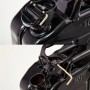 Schwarzer 20L Metall Kraftstoffkanister mit Ausgießer, Pannenhilfe für Auto & Motorrad.