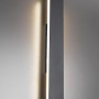 Moderne LED-Wandlampe Concha in Anthrazit, 80x47cm, für stimmungsvolle Beleuchtung im Wohnbereich.