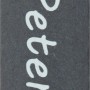 Kräuterstecker Petersilie aus Steingut in Natur mit Kordel zur Befestigung.