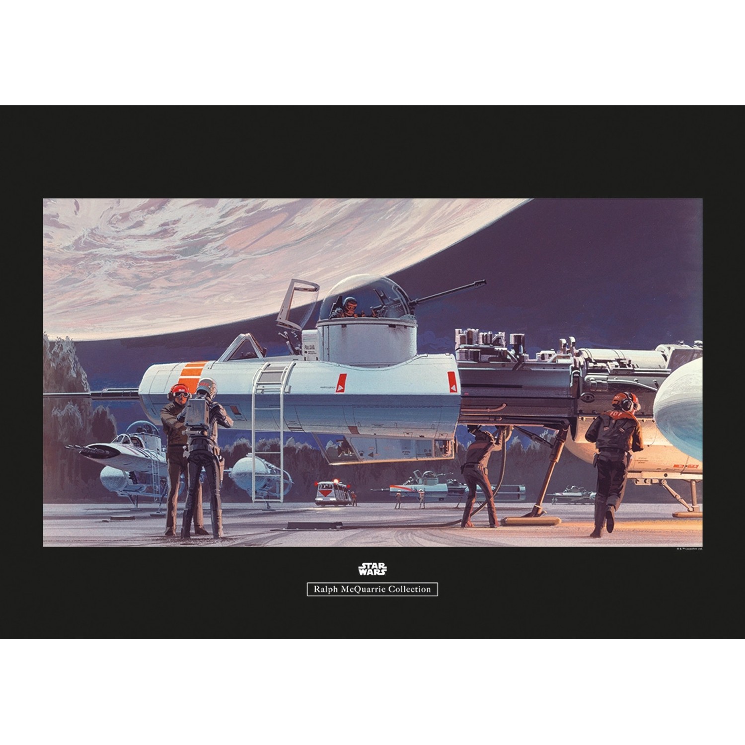 Komar Wandbild Star Wars Hangar 70 x 50 cm günstig online kaufen