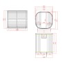 Home Deluxe Outdoor Sauna CUBE XL für bis zu 6 Personen_8