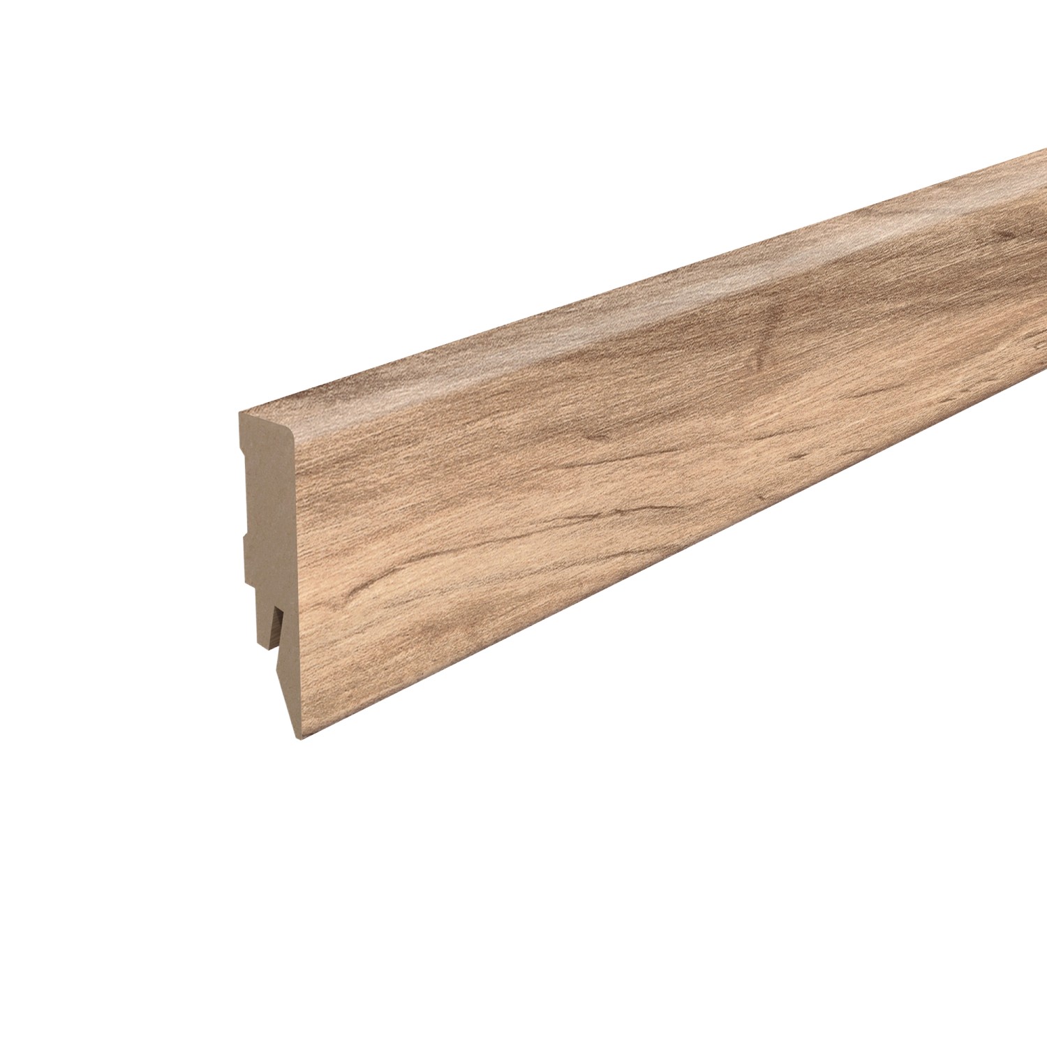 Egger Sockelleiste L663 Kubisch für Fußboden Perganti 6 cm Nussbaum Braun günstig online kaufen