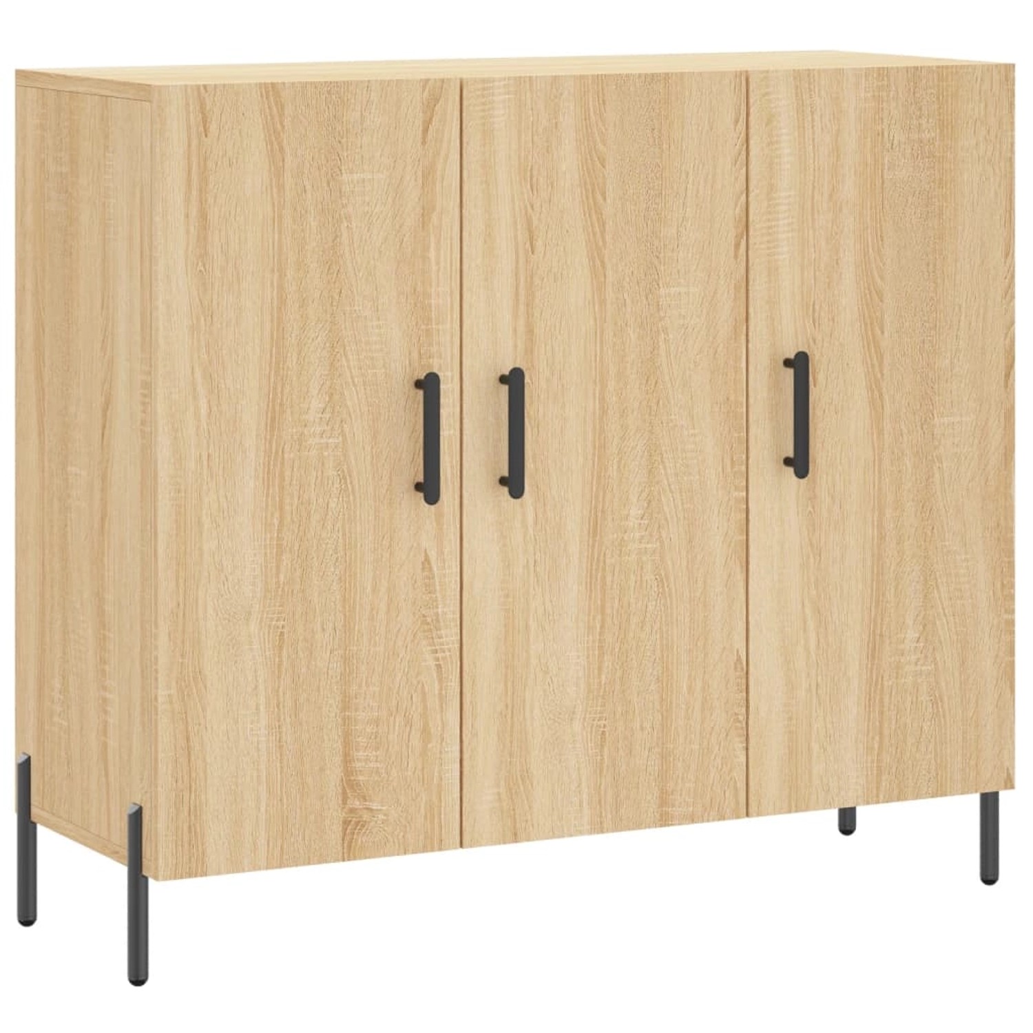vidaXL Sideboard Sonoma-Eiche 90x34x80 cm Holzwerkstoff 828119 günstig online kaufen