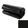 Gerollte, schwarze Proregal Pool Solarplane 3x2m, Detailaufnahme der Noppenstruktur.
