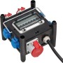 Brennenstuhl Baustromverteiler aus Gummi mit CEE-Steckdosen und 2 m Kabel.