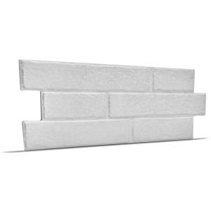 Weißer Verblender UltraStrong Klimexmilano aus Feinsteinzeug für Innen- und Außenbereiche.