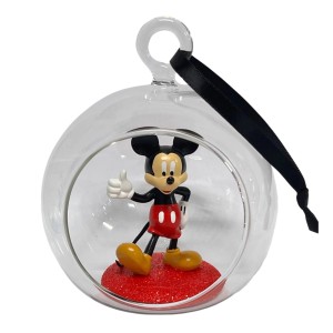 Disney Weihnachtskugel Mickey, 11 cm, als Christbaumschmuck für Weihnachten.