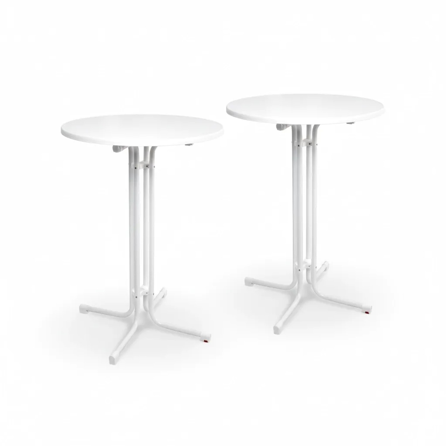 Beautissu Bellini Stehtisch Ø60xH110cm Weiß 2tlg günstig online kaufen