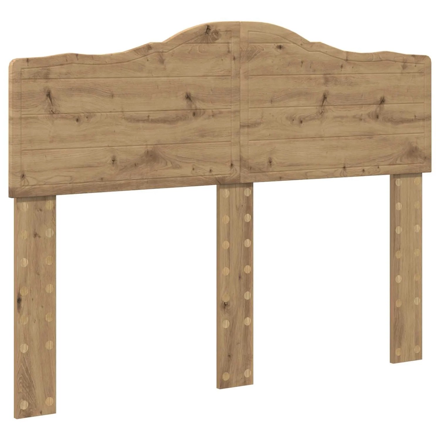 vidaXL Kopfteil mit Kopfteil Artisan-Eiche 120 cm Holzwerkstoff 888692