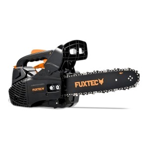 FUXTEC 30cm Benzin-Baumpflegesäge FX-KS226, schwarz-orange, Top-Handle Design für Baumarbeiten.