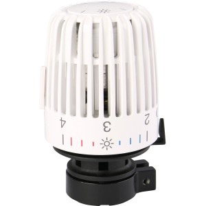 Heimeier Thermostatkopf K, weiß, für Danfoss RA/VL Ventile. Heizungs-Installation.