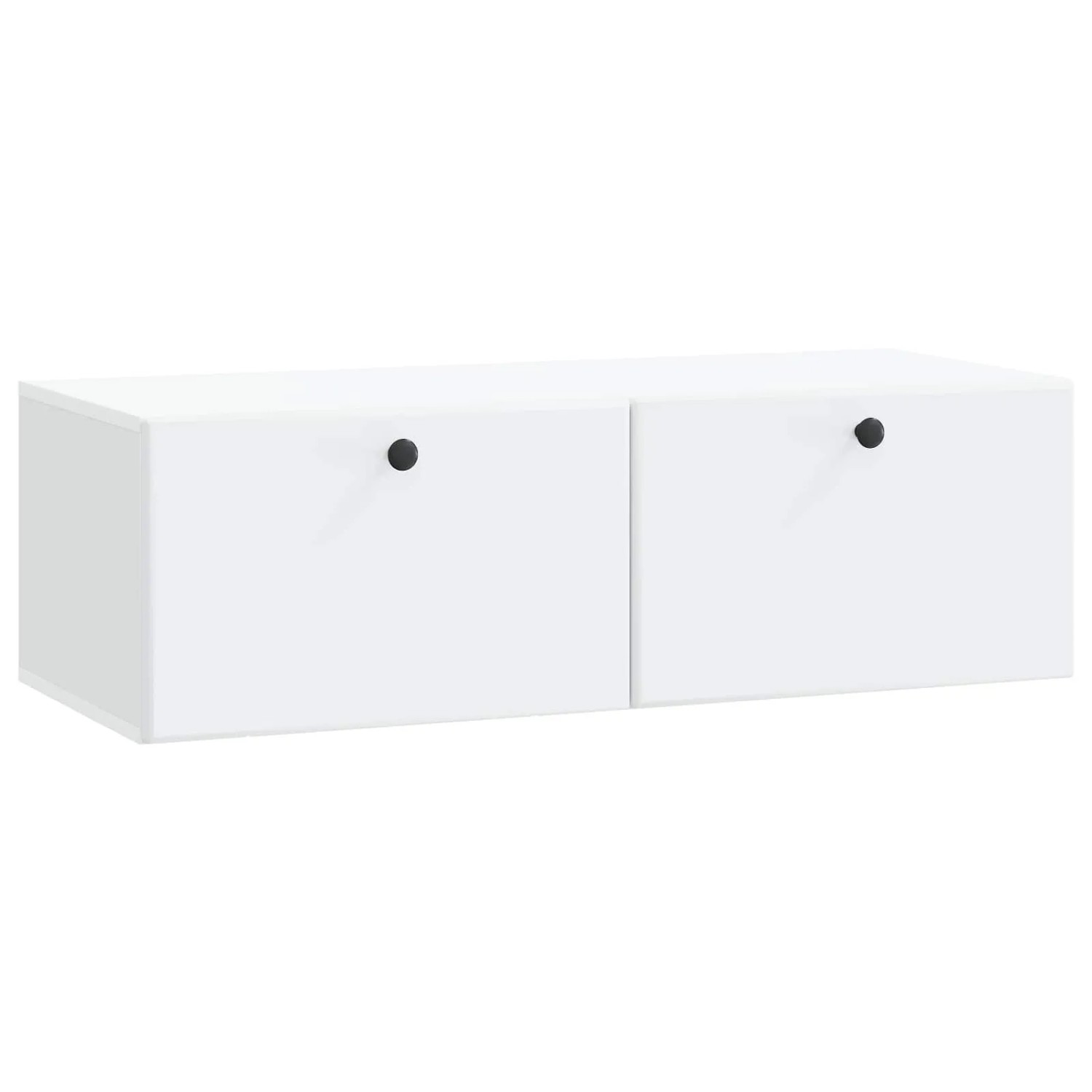 vidaXL Wandmontierter TV-Schrank Weiß 98 x 41 x 30 cm Holzwerkstoff 899205