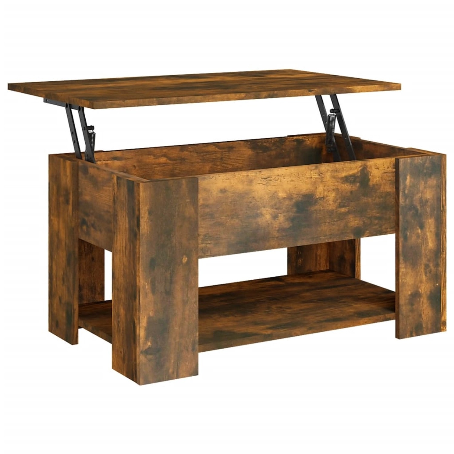 vidaXL Couchtisch Räuchereiche 79x49x41 cm Holzwerkstoff 819275 günstig online kaufen