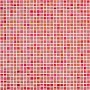 Glasmosaikmatte Mini Red, 29,6x29,6 cm, rote Mosaikfliesen für vielseitige Anwendungen.