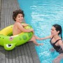 Kind mit Frosch Schwimmring Splash Pals im Pool, max. 60kg belastbar.