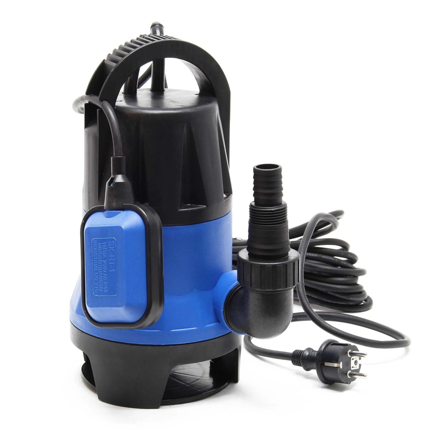 Wiltec Schmutzwasserpumpe 400 W 7500 L/H Tauchpumpe Gartenpumpe Brunnenpumpe Pumpe