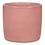 Scheurich Blumentopf, Keramik, Ø 12,9 cm, pink mit Relief.