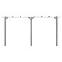 DELUKE Pergola Aus Holz LURV Grau 4x2m Kiefernholz Rankhilfe Pergola Holz Bausatz Freistehend Gartendeko Gartenbogen Gartenpergola_2