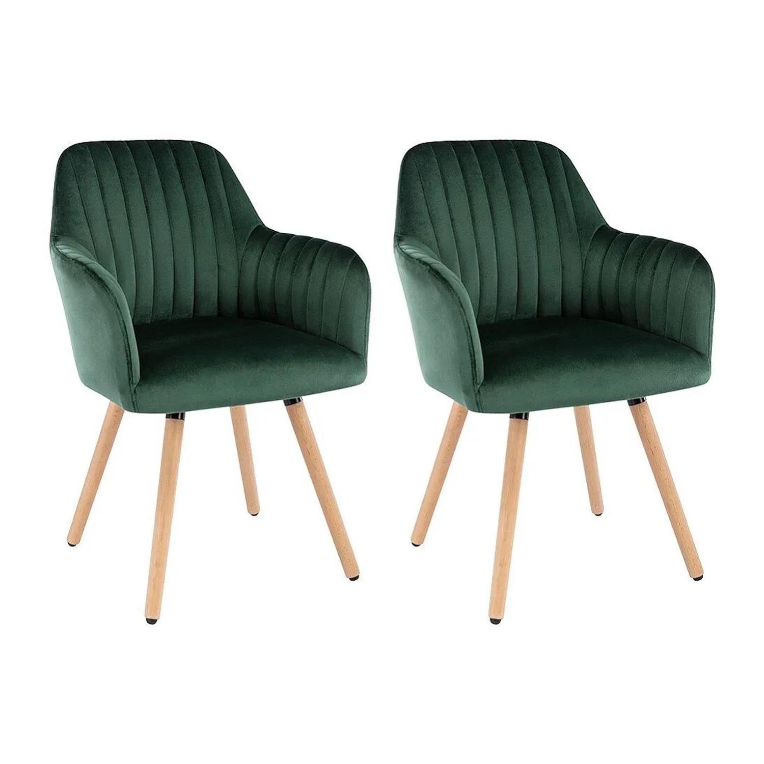 Vente-unique Stuhl Eleana Smaragdgrün 56 cm