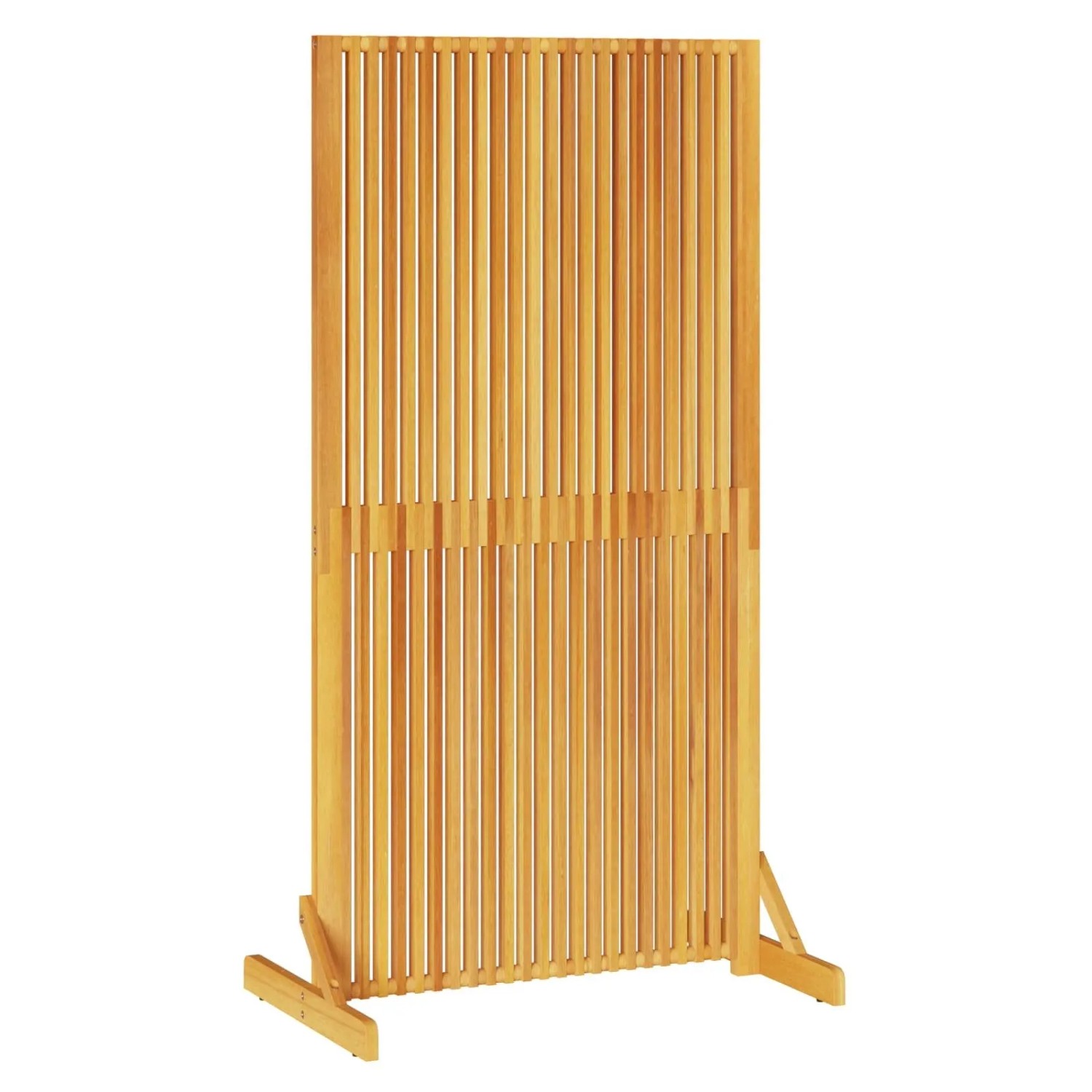 vidaXL Sichtschutz Braun 79,5 x 50 x 150 cm Massivholz Akazie 4108063