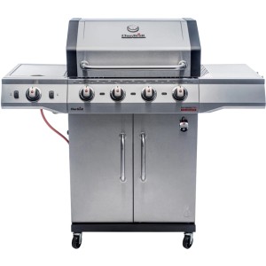 Char-Broil Gasgrill Performance PRO S 4 mit 4 Brennern, Seitenbrenner und Edelstahl-Design.