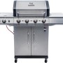 Char-Broil Gasgrill Performance PRO S 4 mit 4 Brennern, Seitenbrenner und Edelstahl-Design.
