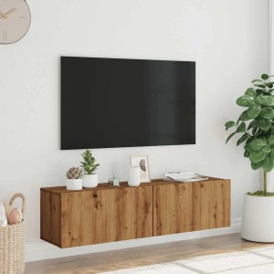 vidaXL TV-Wandschrank Artisan-Eiche 120x30x30 cm Holzwerkstoff 856021