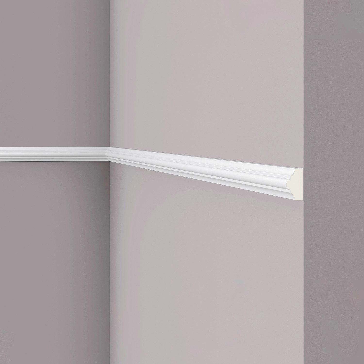 NOEL & MARQUET NMC SP3 ARSTYL Wand- und Friesleiste Zierleiste Stuckleiste 2 m 200 cm x 1,3 cm x 2,3 cm Weiß