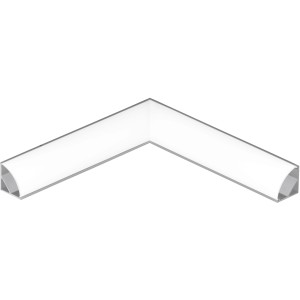 Eglo Alu Eckverbinder links, alufarben für LED-Eckprofile.