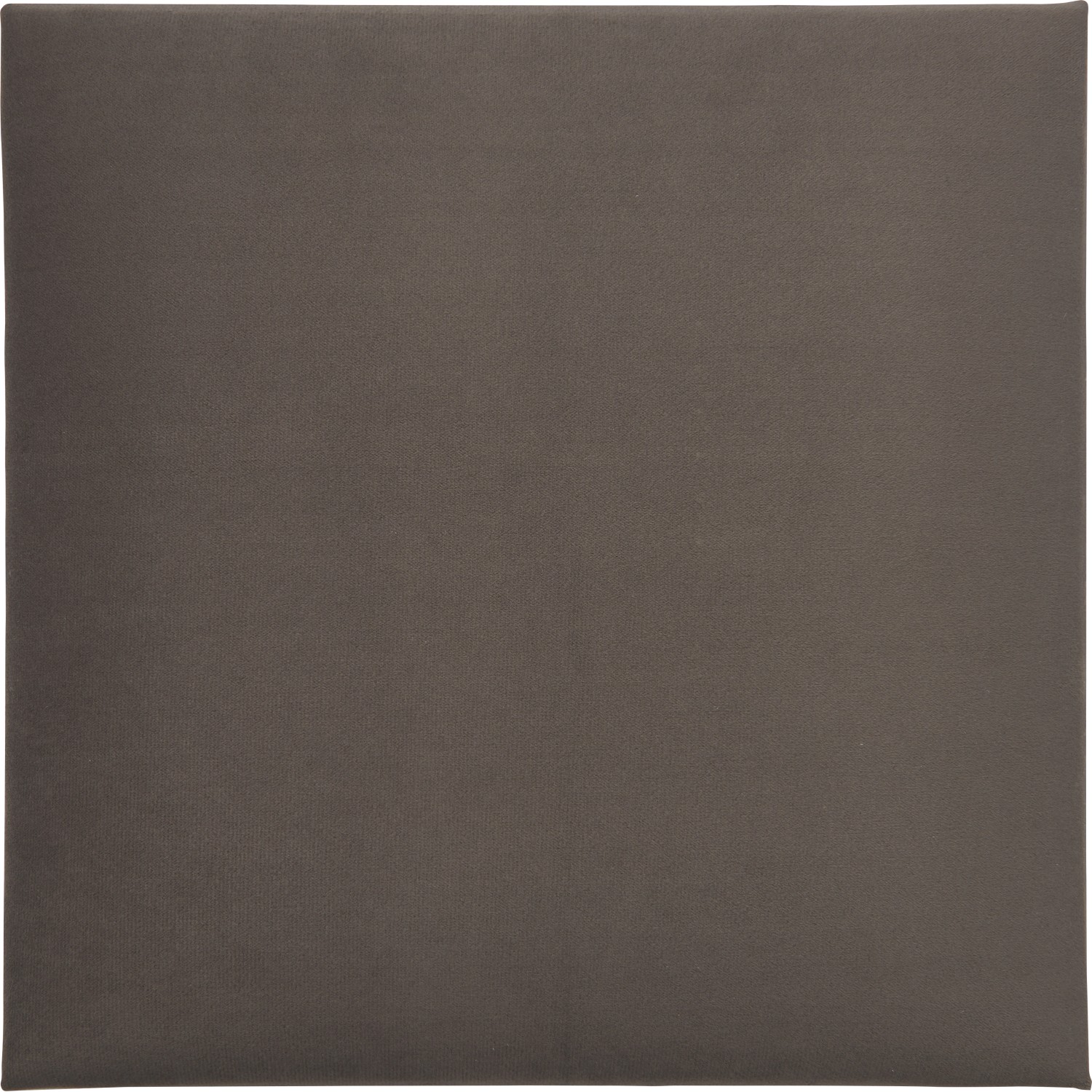 Wandkissen Quadrat 30 cm x 30 cm Dunkelgrau Samt