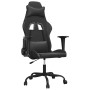 vidaXL Gaming-Stuhl mit Massagefunktion Schwarz Kunstleder 345407