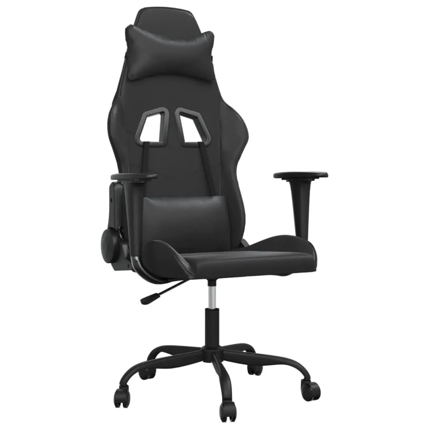 vidaXL Gaming-Stuhl mit Massagefunktion Schwarz Kunstleder 345407 günstig online kaufen